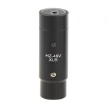 Maxbell Phantom Power Adapter Stereo for Condenser Mic Plug and Play XLR Mic Adapter Black