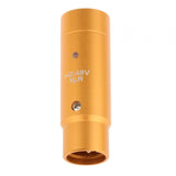 Maxbell Phantom Power Adapter Stereo for Condenser Mic Plug and Play XLR Mic Adapter Golden