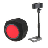 Maxbell Microphone Windscreen for 45mm-60mm Mic Foam Cover Portable Soundproof Booth Set C