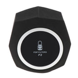 Maxbell Microphone Windscreen for 45mm-60mm Mic Foam Cover Portable Soundproof Booth Set D