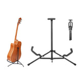 Maxbell Folding Guitar Stand Tripod A Frame for Music Instrument Folk Guitar Guitars