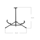 Maxbell Folding Guitar Stand Tripod A Frame for Music Instrument Folk Guitar Guitars