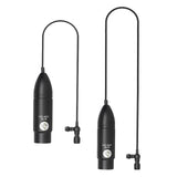Maxbell Lapel Microphone Sturdy XLR Collar Clip Microphone for Blocking Noise Podcaster 1.5m