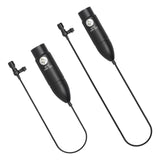 Maxbell Lapel Microphone Sturdy XLR Collar Clip Microphone for Blocking Noise Podcaster 1.5m
