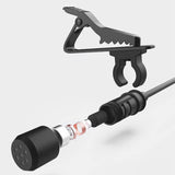 Maxbell Lapel Microphone Sturdy XLR Collar Clip Microphone for Blocking Noise Podcaster 1.5m