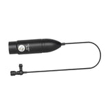 Maxbell Lapel Microphone Sturdy XLR Collar Clip Microphone for Blocking Noise Podcaster 1.5m