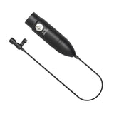Maxbell Lapel Microphone Sturdy XLR Collar Clip Microphone for Blocking Noise Podcaster 1.5m