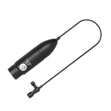 Maxbell Lapel Microphone Sturdy XLR Collar Clip Microphone for Blocking Noise Podcaster 1.5m