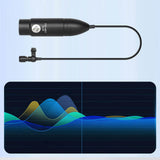 Maxbell Lapel Microphone Sturdy XLR Collar Clip Microphone for Blocking Noise Podcaster 3m