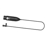 Maxbell Lapel Microphone Sturdy XLR Collar Clip Microphone for Blocking Noise Podcaster 3m