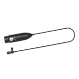 Maxbell Lapel Microphone Sturdy XLR Collar Clip Microphone for Blocking Noise Podcaster 3m