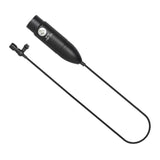 Maxbell Lapel Microphone Sturdy XLR Collar Clip Microphone for Blocking Noise Podcaster 3m
