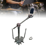 Maxbell Cymbal Holder Clamp Adjustable Accessories Metal Grabber Cymbal Arm Fittings 2 pieces