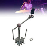 Maxbell Cymbal Holder Clamp Adjustable Accessories Metal Grabber Cymbal Arm Fittings 2 pieces