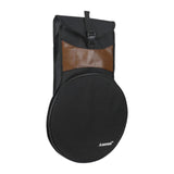 Maxbell Dumb Drum Bag 12 inch with Zipper Snare Drum Bag for Musician Beginners Tour