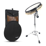 Maxbell Dumb Drum Bag 12 inch with Zipper Snare Drum Bag for Musician Beginners Tour