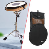Maxbell Dumb Drum Bag 12 inch with Zipper Snare Drum Bag for Musician Beginners Tour