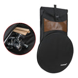 Maxbell Dumb Drum Bag 12 inch with Zipper Snare Drum Bag for Musician Beginners Tour