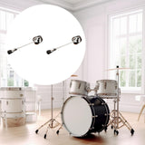 Maxbell 2Pcs Bass Drum Kick Legs Stable Non Slip Bottom Easy to Install Replacement