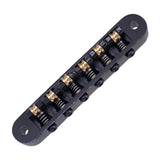 Maxbell Electric Guitar Bridge Stop Bar Tailpiece Vibrato Bridge for Electric Guitar Black