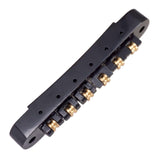 Maxbell Electric Guitar Bridge Stop Bar Tailpiece Vibrato Bridge for Electric Guitar Black