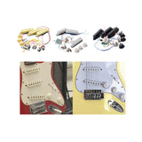Maxbell Guitar Pickup Set 5 Gear Wheel Prewired for ST Electric Guitar Musical Instrument Yellow