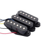 Maxbell Guitar Pickup Set 5 Gear Wheel Prewired for ST Electric Guitar Musical Instrument Black