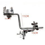 Maxbell Cymbal Holder Metal Drum Parts Drum Hardware Cymbal Arm Attachment for Spare Style A