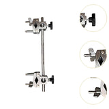 Maxbell Cymbal Holder Metal Drum Parts Drum Hardware Cymbal Arm Attachment for Spare Style E