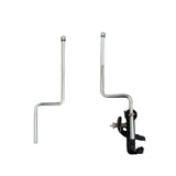 Maxbell Drum Cowbell Holder Z Shaped Rod for Tambourines Drum Set Musical Instrument A