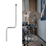 Maxbell Drum Cowbell Holder Z Shaped Rod for Tambourines Drum Set Musical Instrument A