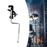 Maxbell Drum Cowbell Holder Z Shaped Rod for Tambourines Drum Set Musical Instrument B