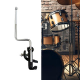 Maxbell Drum Cowbell Holder Z Shaped Rod for Tambourines Drum Set Musical Instrument B