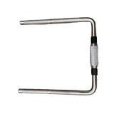 Maxbell L Shaped Rod Replacement Attachment Metal Drummer Gifts Percussion Accessory Double L