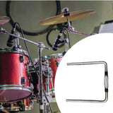 Maxbell L Shaped Rod Replacement Attachment Metal Drummer Gifts Percussion Accessory Double L