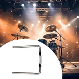 Maxbell L Shaped Rod Replacement Attachment Metal Drummer Gifts Percussion Accessory Double L