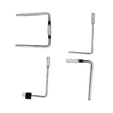Maxbell L Shaped Rod Replacement Attachment Metal Drummer Gifts Percussion Accessory Double L