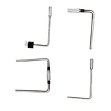 Maxbell L Shaped Rod Replacement Attachment Metal Drummer Gifts Percussion Accessory Double L