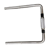 Maxbell L Shaped Rod Replacement Attachment Metal Drummer Gifts Percussion Accessory Double L
