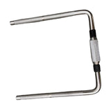 Maxbell L Shaped Rod Replacement Attachment Metal Drummer Gifts Percussion Accessory Double L