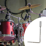 Maxbell L Shaped Rod Replacement Attachment Metal Drummer Gifts Percussion Accessory Cowbell Rod