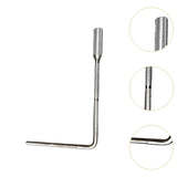 Maxbell L Shaped Rod Replacement Attachment Metal Drummer Gifts Percussion Accessory Cowbell Rod