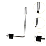 Maxbell L Shaped Rod Replacement Attachment Metal Drummer Gifts Percussion Accessory Cymbal Rod
