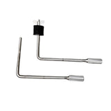 Maxbell L Shaped Rod Replacement Attachment Metal Drummer Gifts Percussion Accessory L shaped