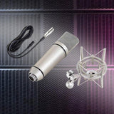 Maxbell Condenser Microphone Versatile Studio Mic for Gaming Music Production Vocals 5V16