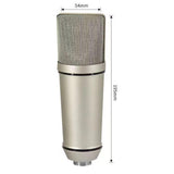 Maxbell Condenser Microphone Versatile Studio Mic for Gaming Music Production Vocals 5V16
