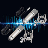 Maxbell Condenser Microphone Versatile Studio Mic for Gaming Music Production Vocals 5V16
