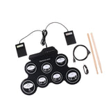 Maxbell Portable Electronic Drum Supplies Lightweight Party Favors Roll up Drum Kits