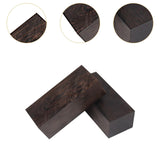 Maxbell 2x Ebony Lumber Handle Lumber Smooth Surface Guitar Picks Musical Instrument
