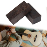 Maxbell 2x Ebony Lumber Handle Lumber Smooth Surface Guitar Picks Musical Instrument